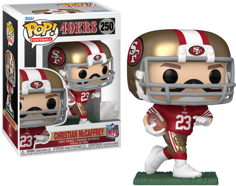 CHRISTIAN MCCAFFREY SAN FRANCISCO 49ERS NFL POP FUNKO FIGURE #250