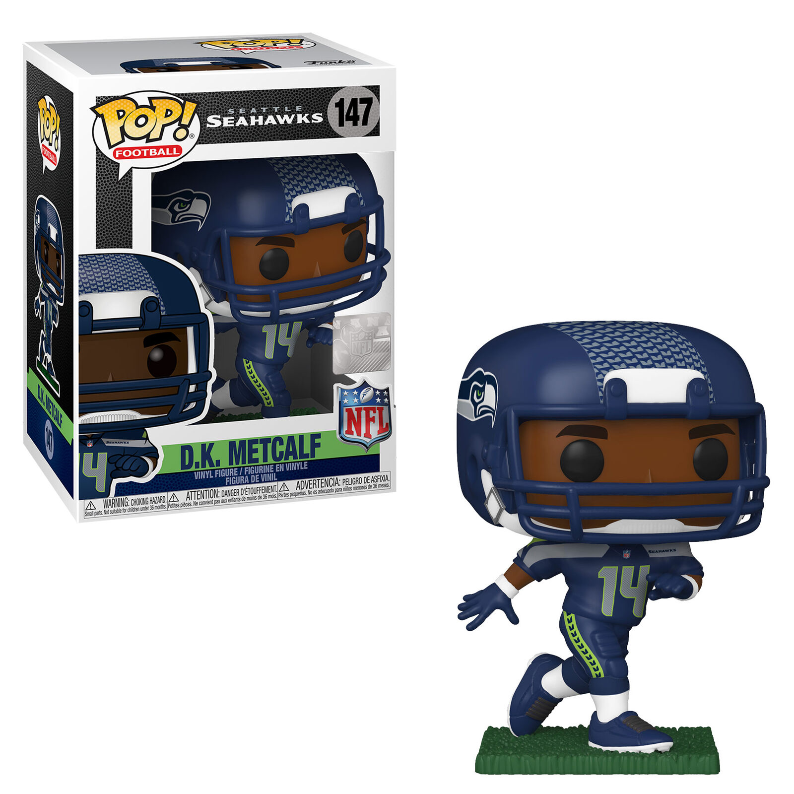 D.K. METCALF SEATTLE SEAHAWKS NFL POP FUNKO FIGURE #147