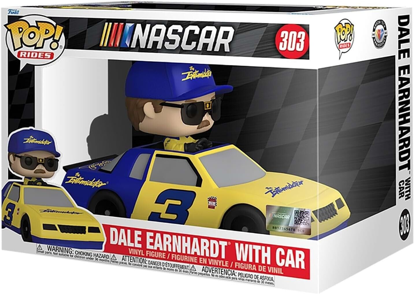 DALE EARNHARDT WITH CAR POP FUNKO FIGURE #303