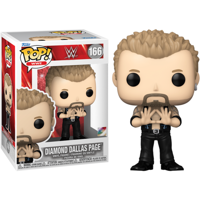 DIAMOND DALLAS PAGE WWE WRESTLING POP FUNKO FIGURE #166