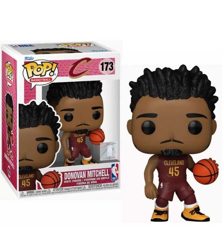 DONOVAN MITCHELL CLEVELAND CAVALIERS NBA POP FUNKO FIGURE #173