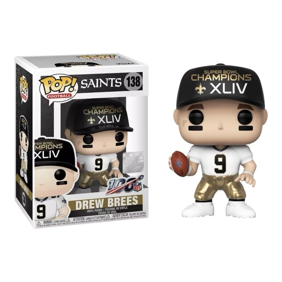 DREW BREES SB XLIV NEW ORLEANS SAINTS NFL POP FUNKO FIGURE #138