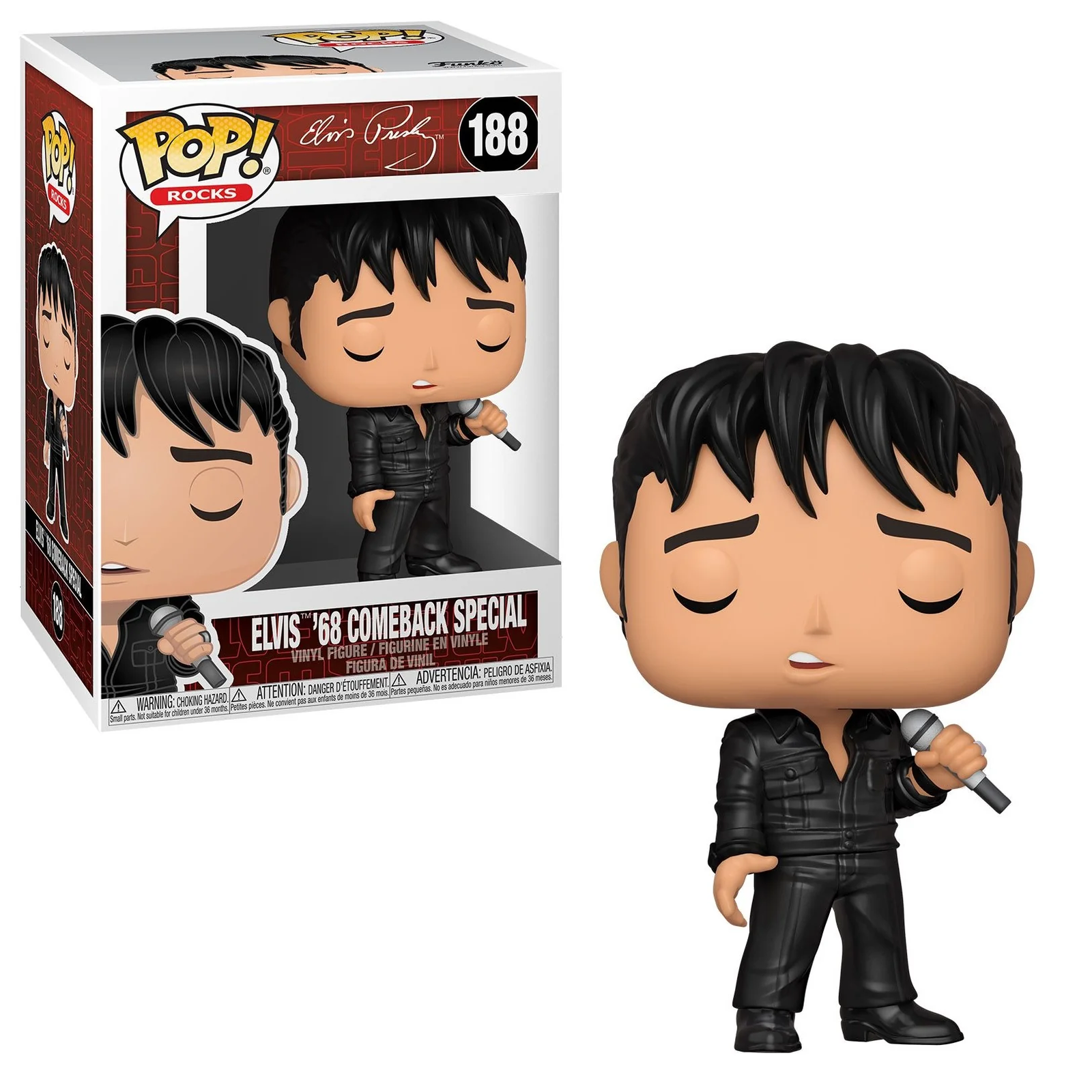 ELVIS ‘68 COMEBACK POP FUNKO FIGURE #188