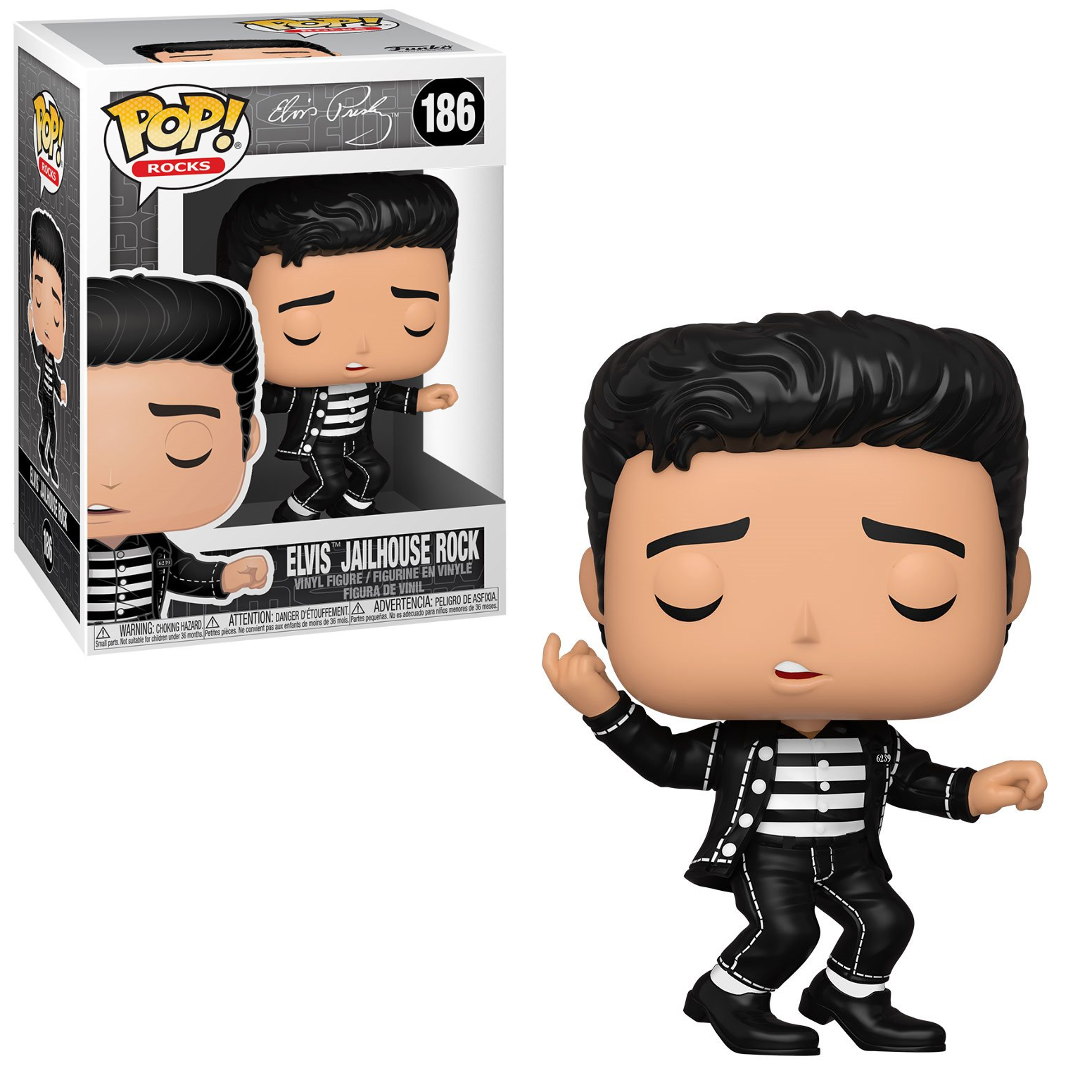 ELVIS JAILHOUSE ROCK POP FUNKO FIGURE #186