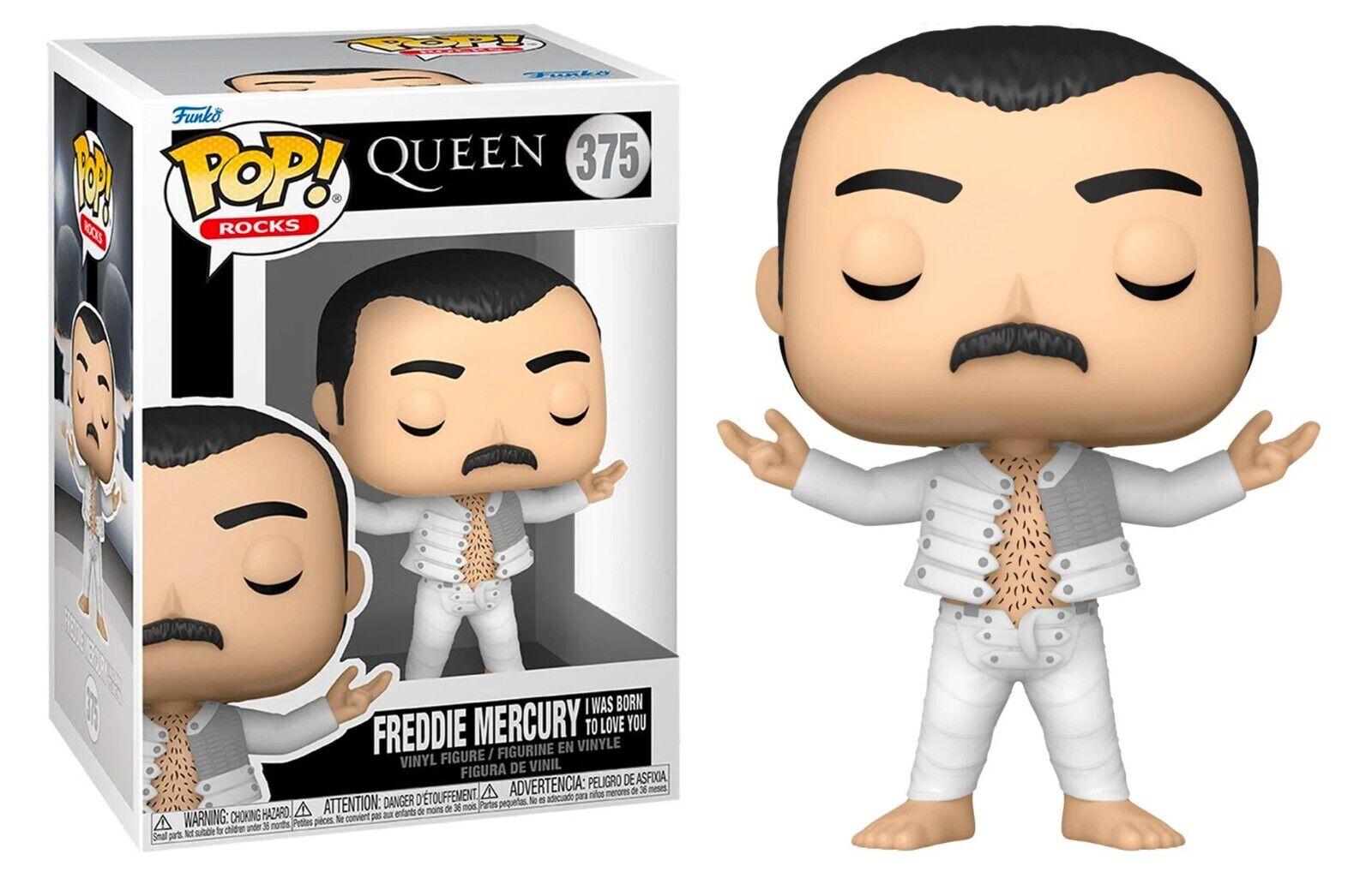 FREDDIE MERCURY POP FUNKO FIGURE #375