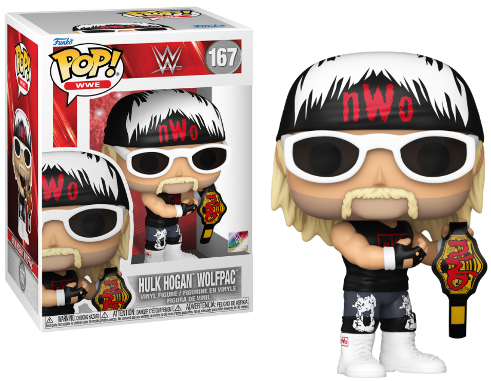 HULK HOGAN WOLFPAC WWE WRESTLING POP FUNKO FIGURE #167