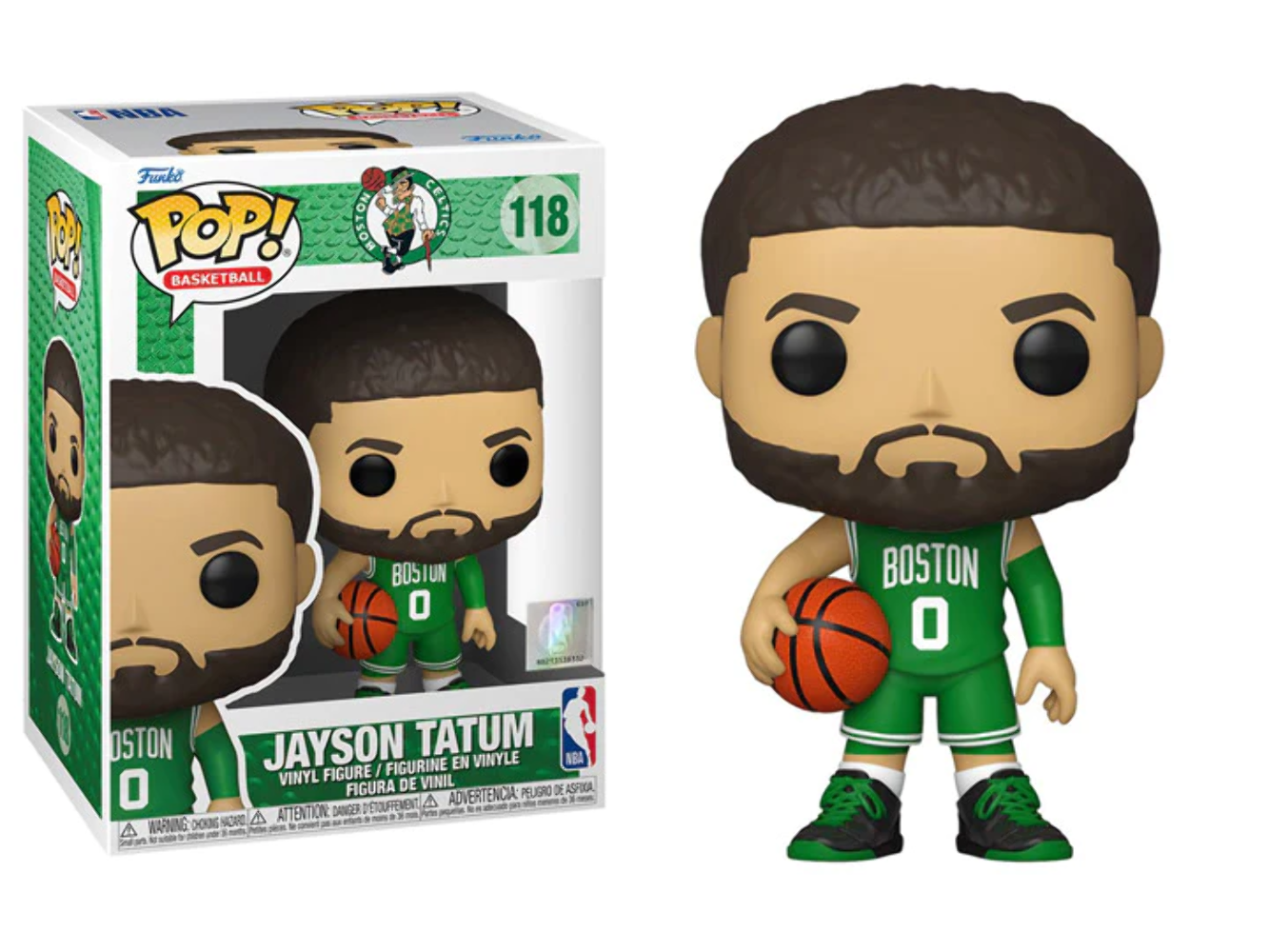 JAYSON TATUM BOSTON CELTICS NBA POP FUNKO FIGURE #118