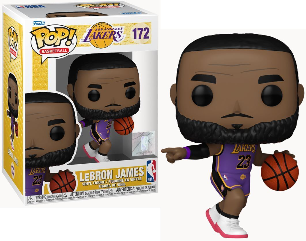 LEBRON JAMES LOS ANGELES LAKERS NBA POP FUNKO FIGURE #172