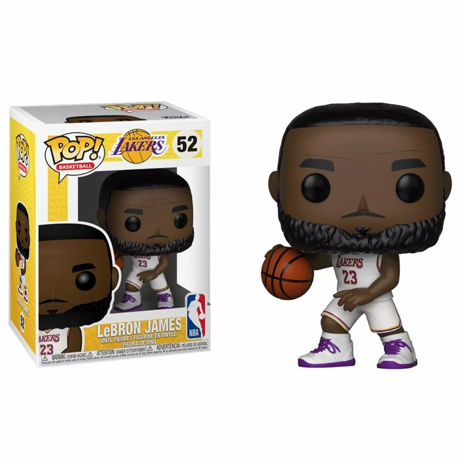 LEBRON JAMES LOS ANGELES LAKERS NBA POP FUNKO FIGURE #52