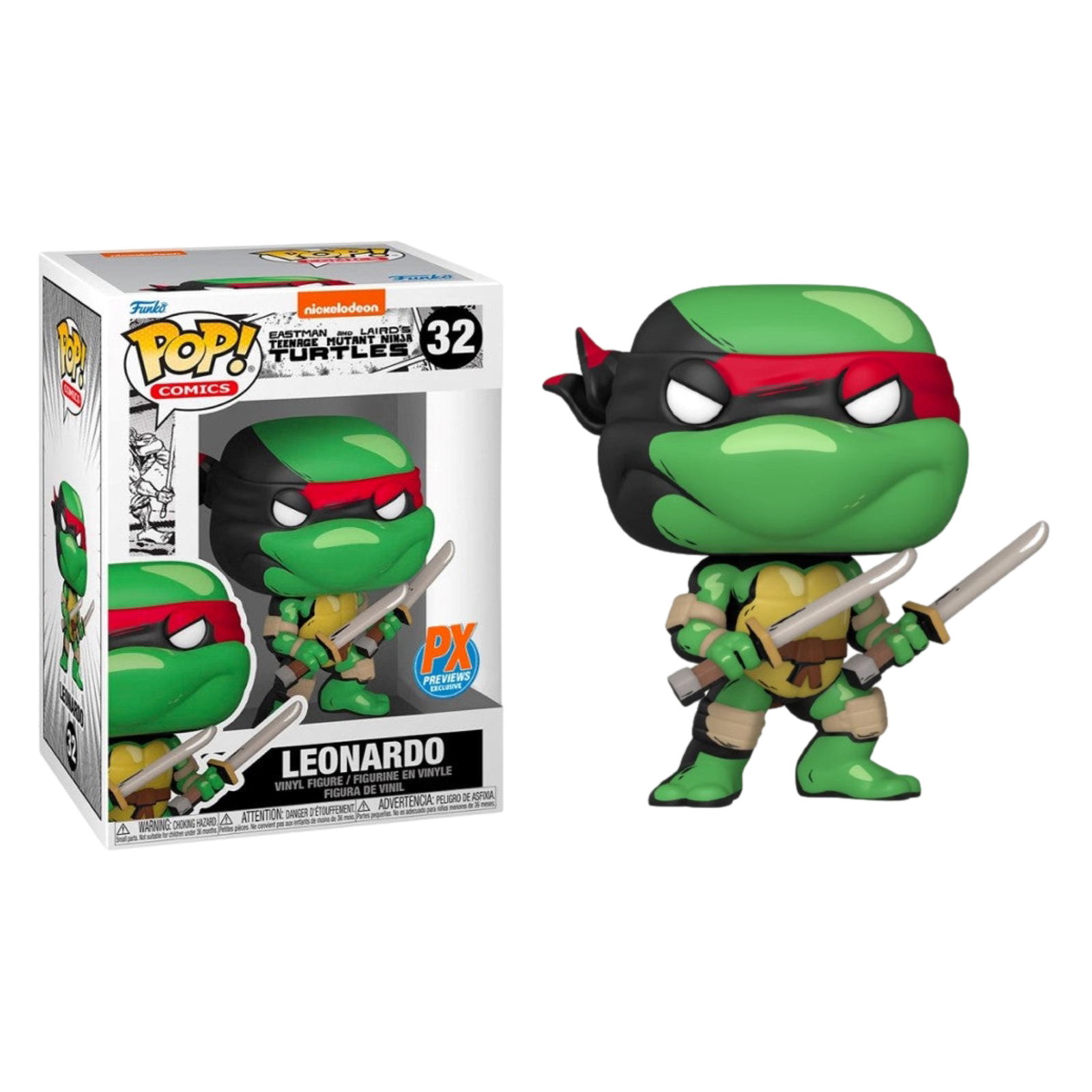 TMNT LEONARDO PX POP FUNKO FIGURE #34