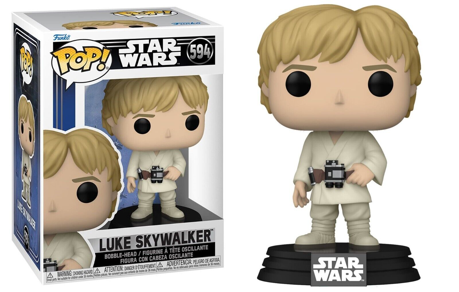 LUKE SKYWALKER POP FUNKO FIGURE #594