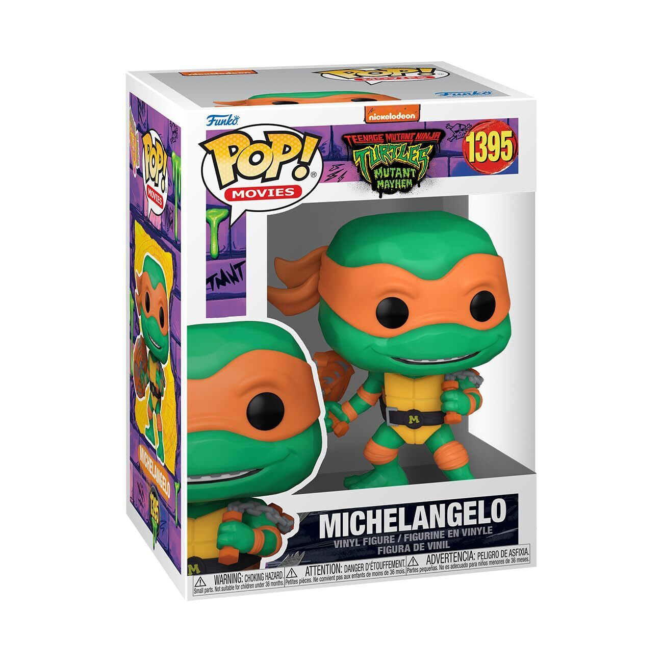 TMNT MICHELANGELO POP FUNKO FIGURE #1395