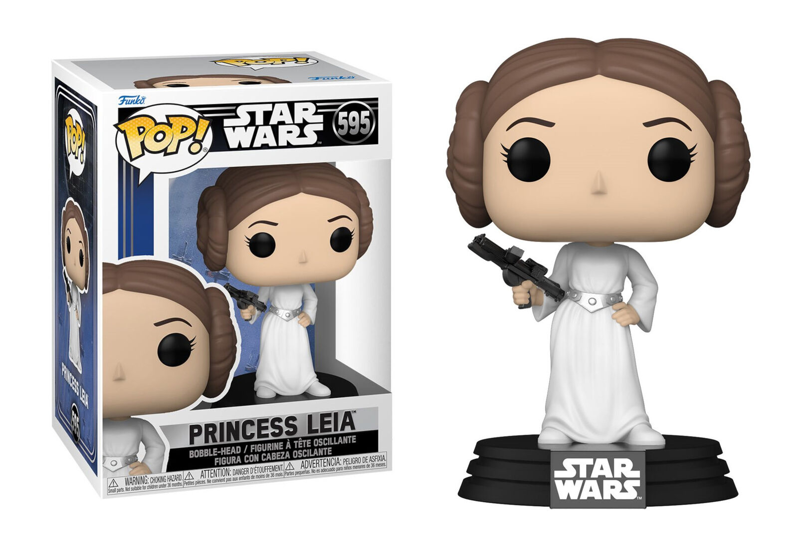 PRINCESS LEIA POP FUNKO FIGURE #595