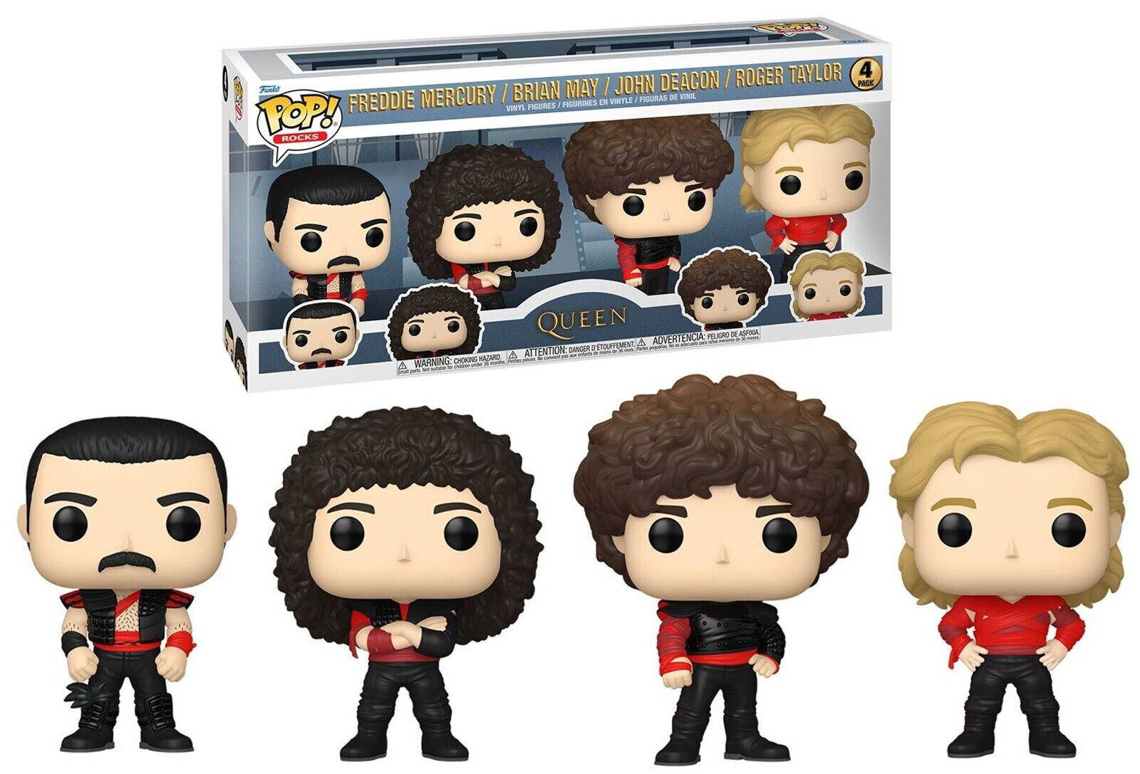 QUEEN 4 PACK POP FUNKO FIGURES