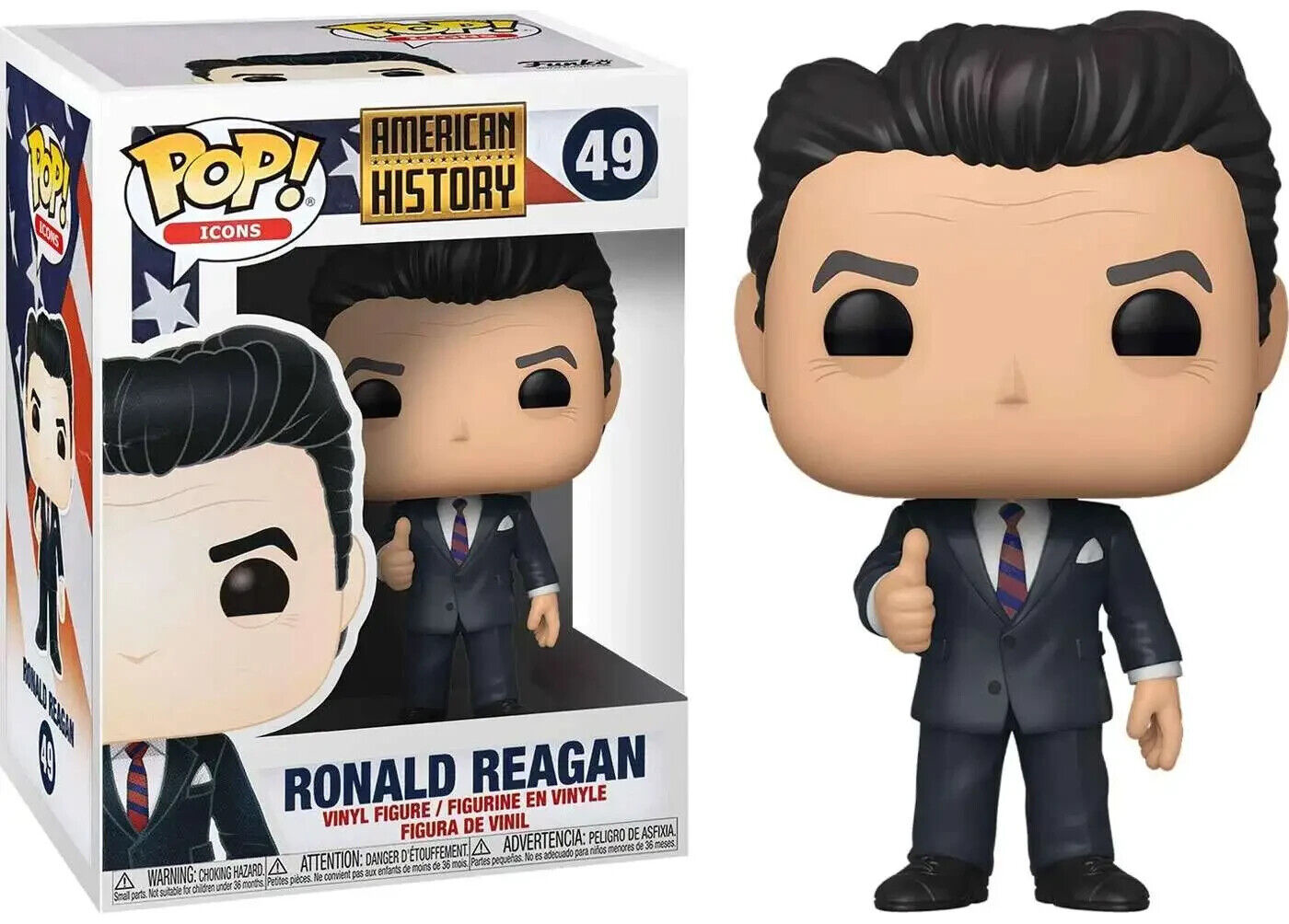 RONALD REAGAN POP FUNKO FIGURE #49