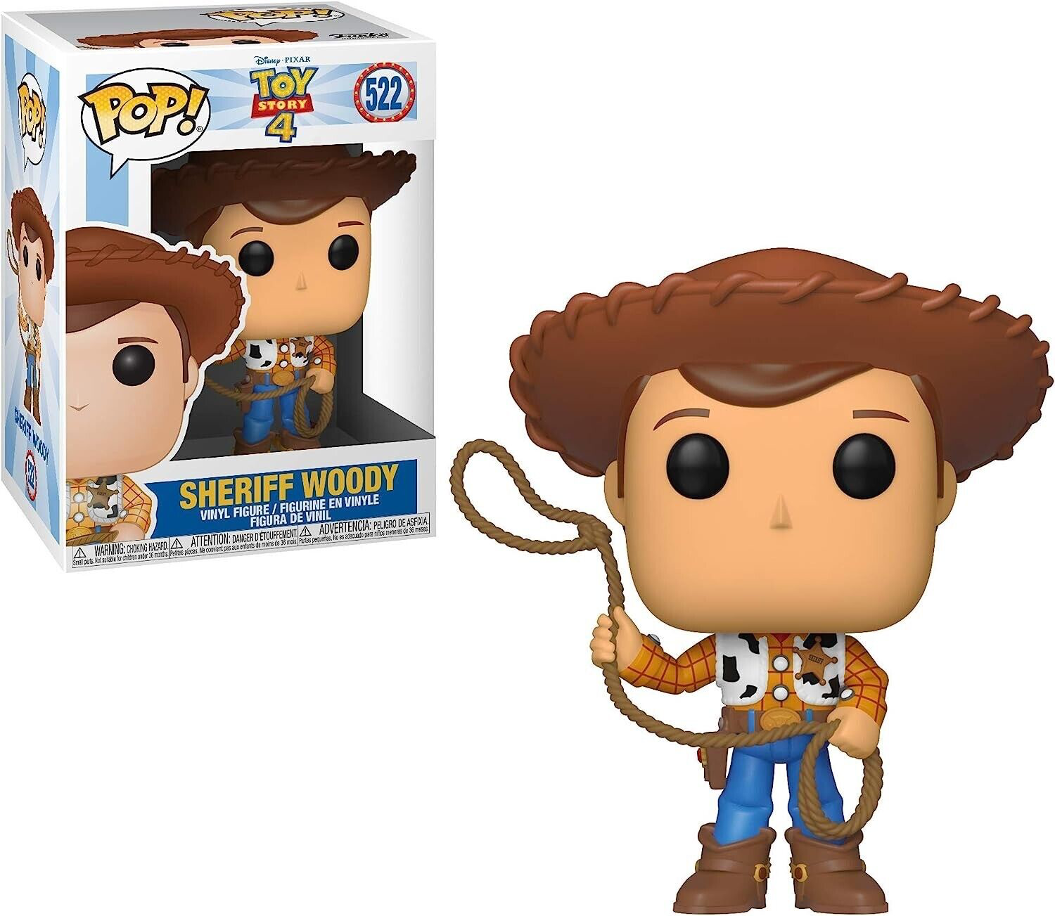 SHERIFF WOODY POP FUNKO FIGURE #522