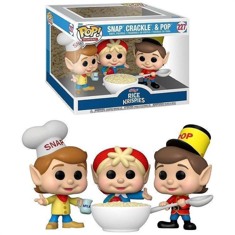 SNAP, CRACKLE, POP 3 PACK POP FUNKO FIGURES