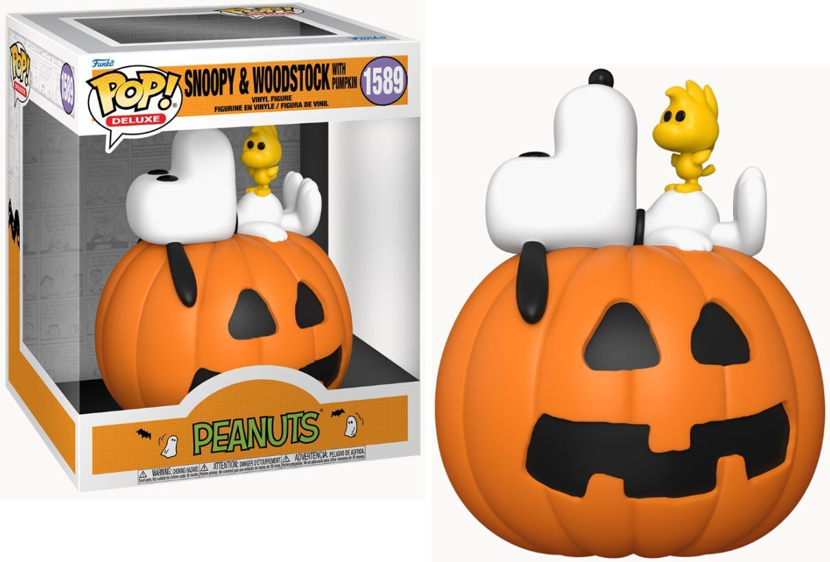 SNOOPY & WOODSTOCK WITH PUMPKIN POP FUNKO FIGURE #1589