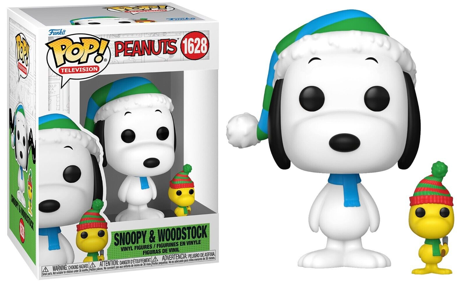 SNOOPY & WOODSTOCK POP FUNKO FIGURE #1628