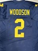 CHARLES WOODSON SIGNED CUSTOM REPLICA MICHIGAN WOLVERINES JERSEY - JSA