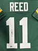 JAYDEN REED SIGNED CUSTOM REPLICA PACKERS GREEN JERSEY- BAS