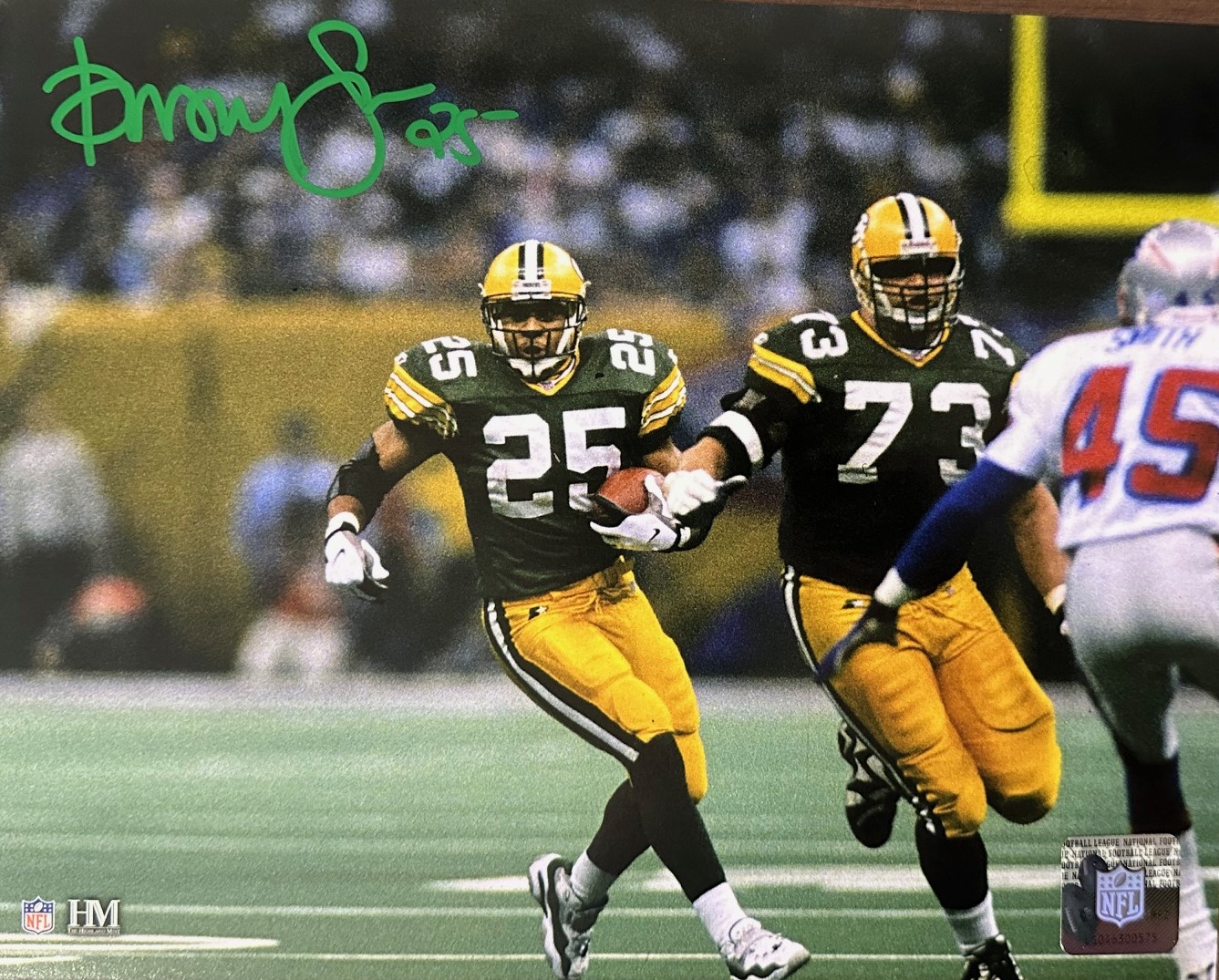 DORSEY LEVENS SIGNED 8X10 PACKERS PHOTO #1