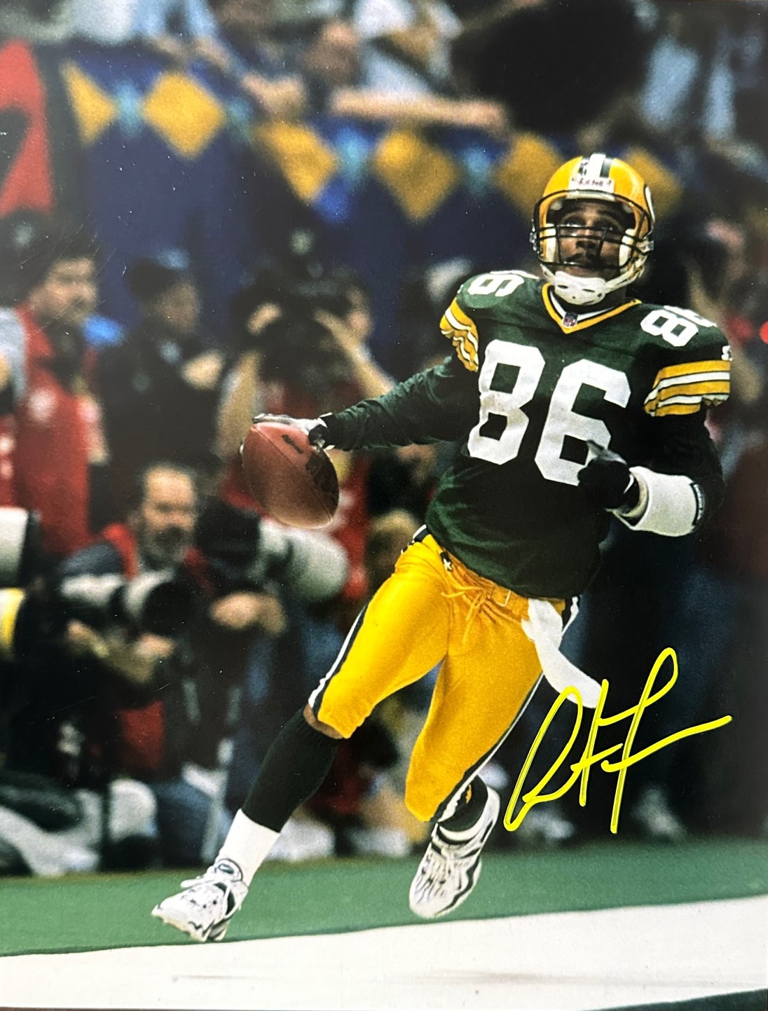 ANTONIO FREEMAN SIGNED 8X10 PACKERS PHOTO #2