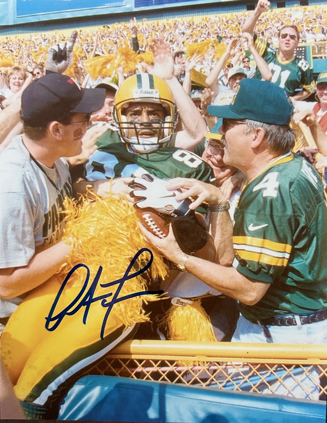 ANTONIO FREEMAN SIGNED 8X10 PACKERS PHOTO #3