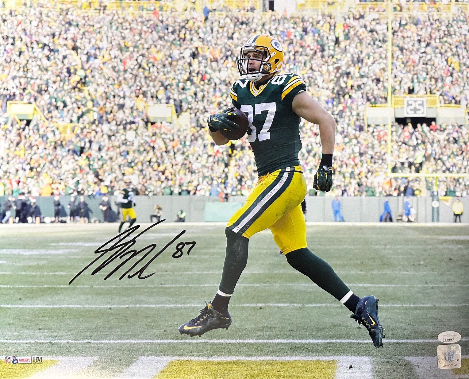 JORDY NELSON SIGNED 16X20 PACKERS PHOTO #21 - JSA