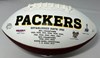 RASHAN GARY SIGNED WILSON WHITE PANEL PACKERS LOGO REPLICA FOOTBALL - JSA