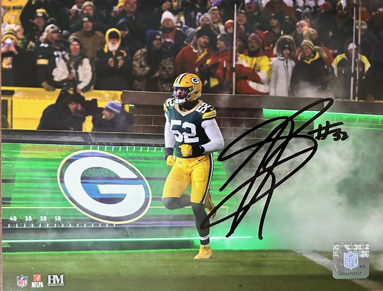 RASHAN GARY SIGNED 8X10 PACKERS PHOTO #1