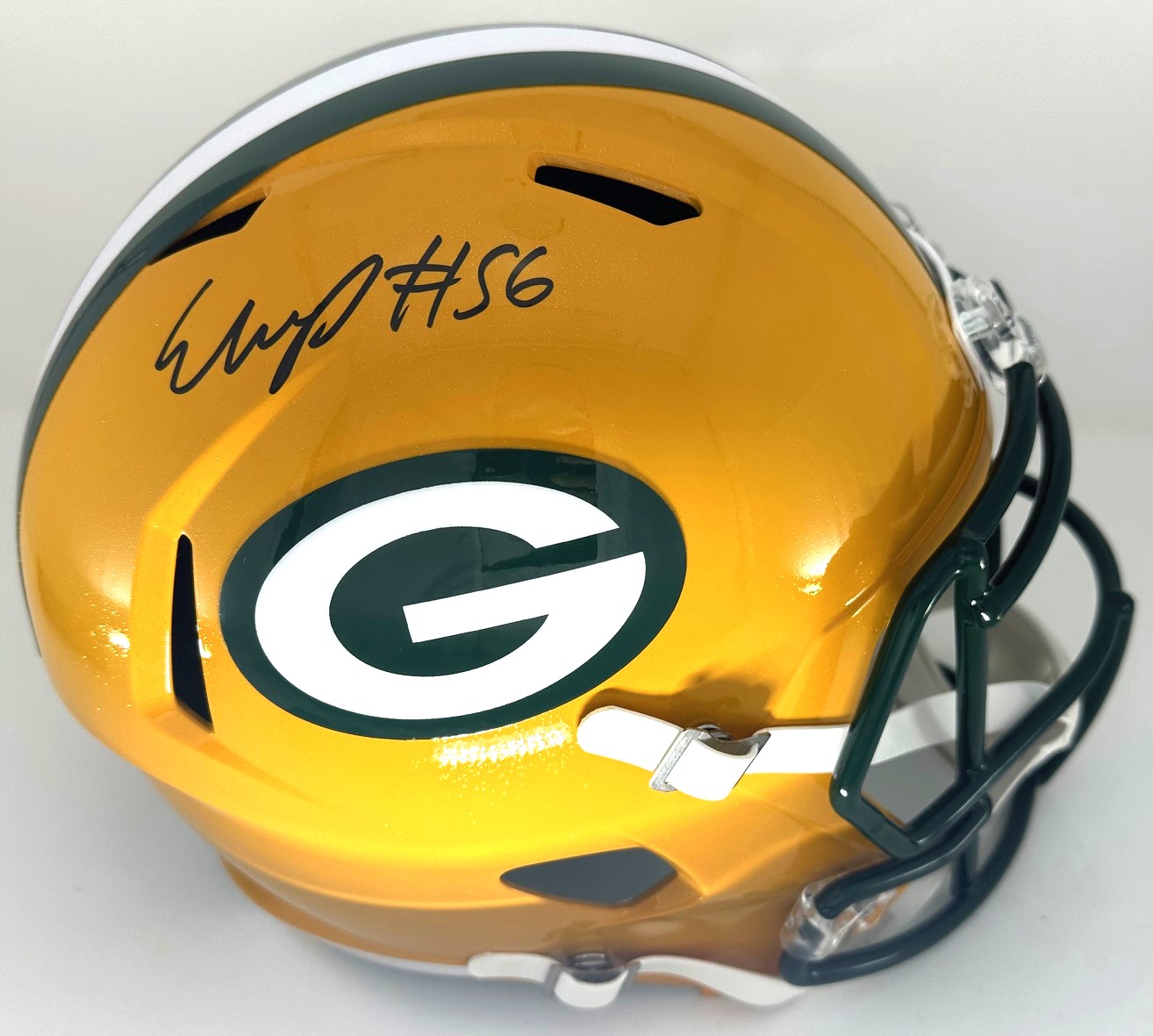 EDGERRIN COOPER SIGNED FULL SIZE PACKERS REPLICA SPEED HELMET - BAS