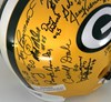 GREEN BAY PACKERS SB I & II TEAM SIGNED FULL SIZE REPLICA HELMET W/ 34 SIGS