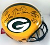 PACKERS SB XLV TEAM SIGNED FULL SIZE PACKERS AUTHENTIC SPEED HELMET W/ 9 SIGS - JSA