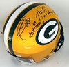 PACKERS SB XLV TEAM SIGNED FULL SIZE PACKERS AUTHENTIC SPEED HELMET W/ 9 SIGS - JSA