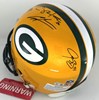 PACKERS SB XLV TEAM SIGNED FULL SIZE PACKERS AUTHENTIC SPEED HELMET W/ 9 SIGS - JSA