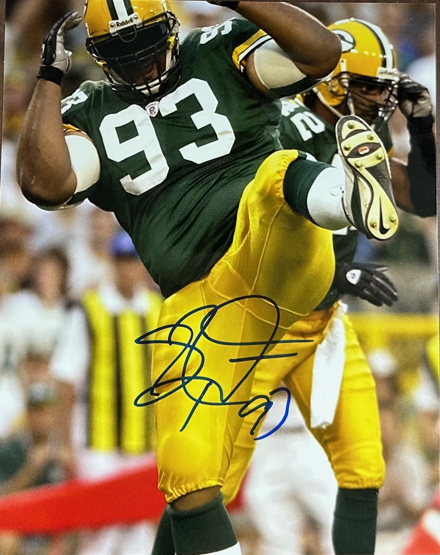 GILBERT BROWN SIGNED 8X10 PACKERS PHOTO #4