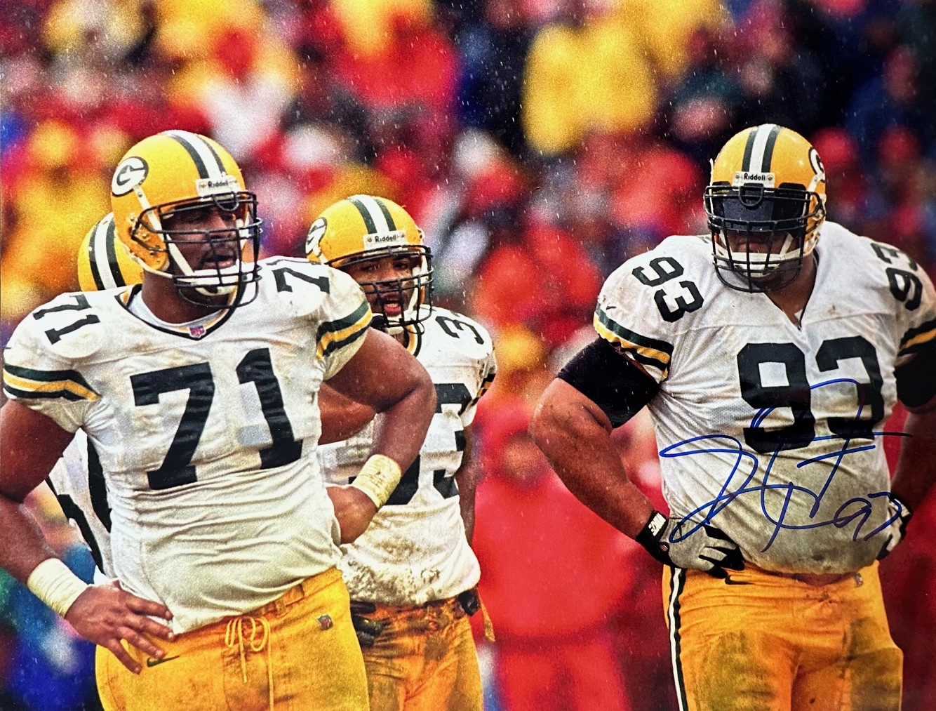 GILBERT BROWN SIGNED 11X14 PACKERS PHOTO