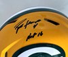 BRETT FAVRE SIGNED FULL SIZE AUTHENTIC PACKERS SPEED HELMET W/ HOF - JSA