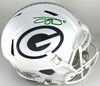 JAYDEN REED SIGNED FULL SIZE PACKERS 2024 SALUTE REPLICA SPEED HELMET - BAS