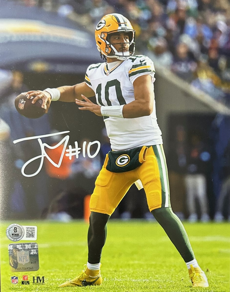 JORDAN LOVE SIGNED PACKERS 8X10 PHOTO #11 - BAS