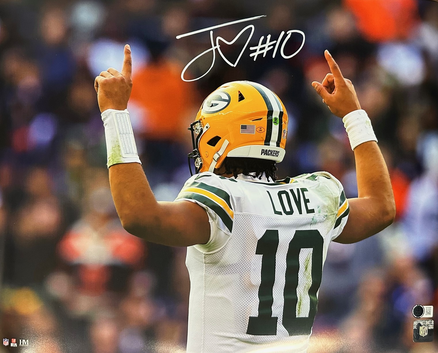 JORDAN LOVE SIGNED PACKERS 16X20 PHOTO #10 - BAS