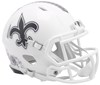 NEW ORLEANS SAINTS UNSIGNED RIDDELL 2024 NFL SALUTE TO SERVICE SPEED MINI HELMET