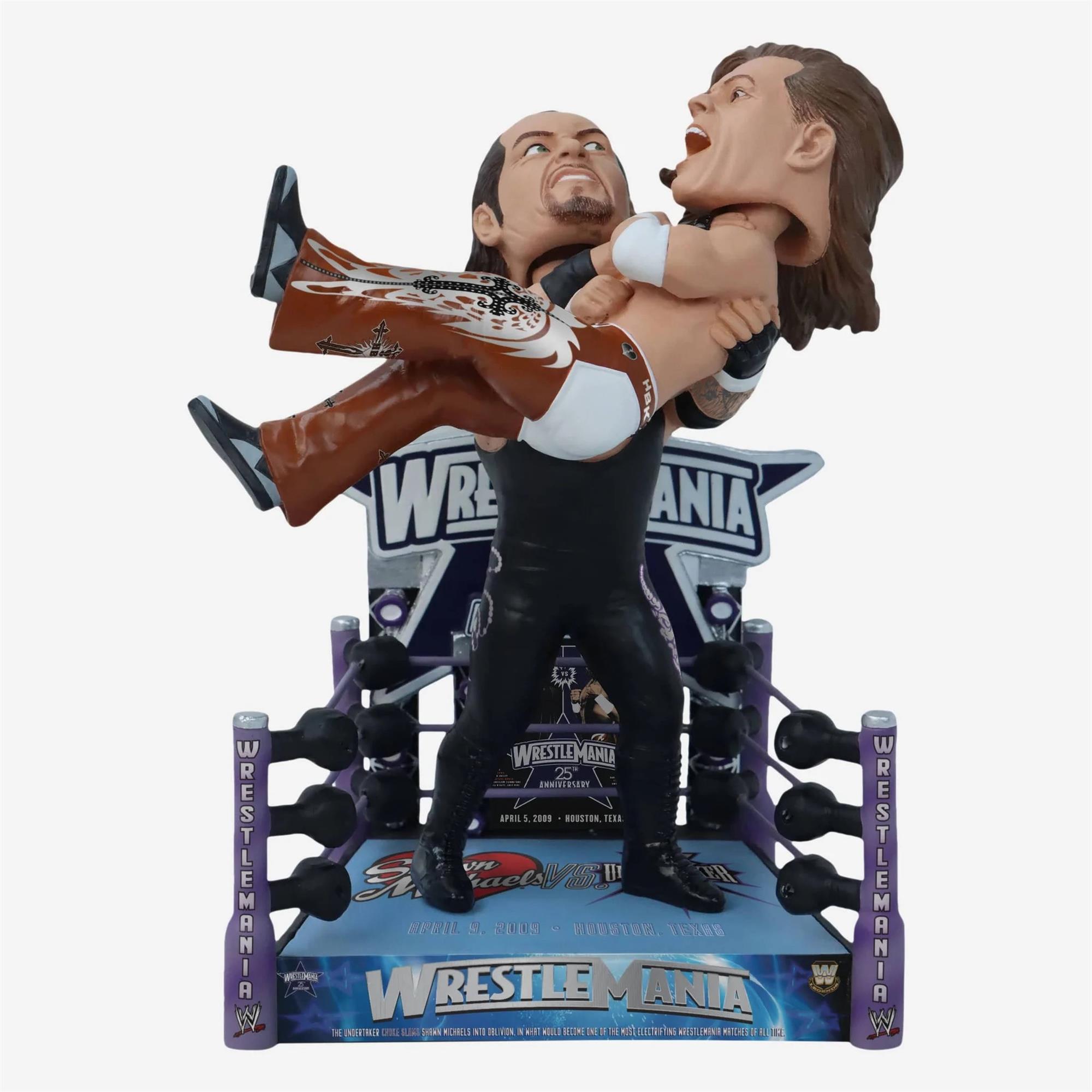 THE UNDERTAKER / SHAWN MICHAELS WWE WRESTLEMANIA 25 BOBBLEHEAD