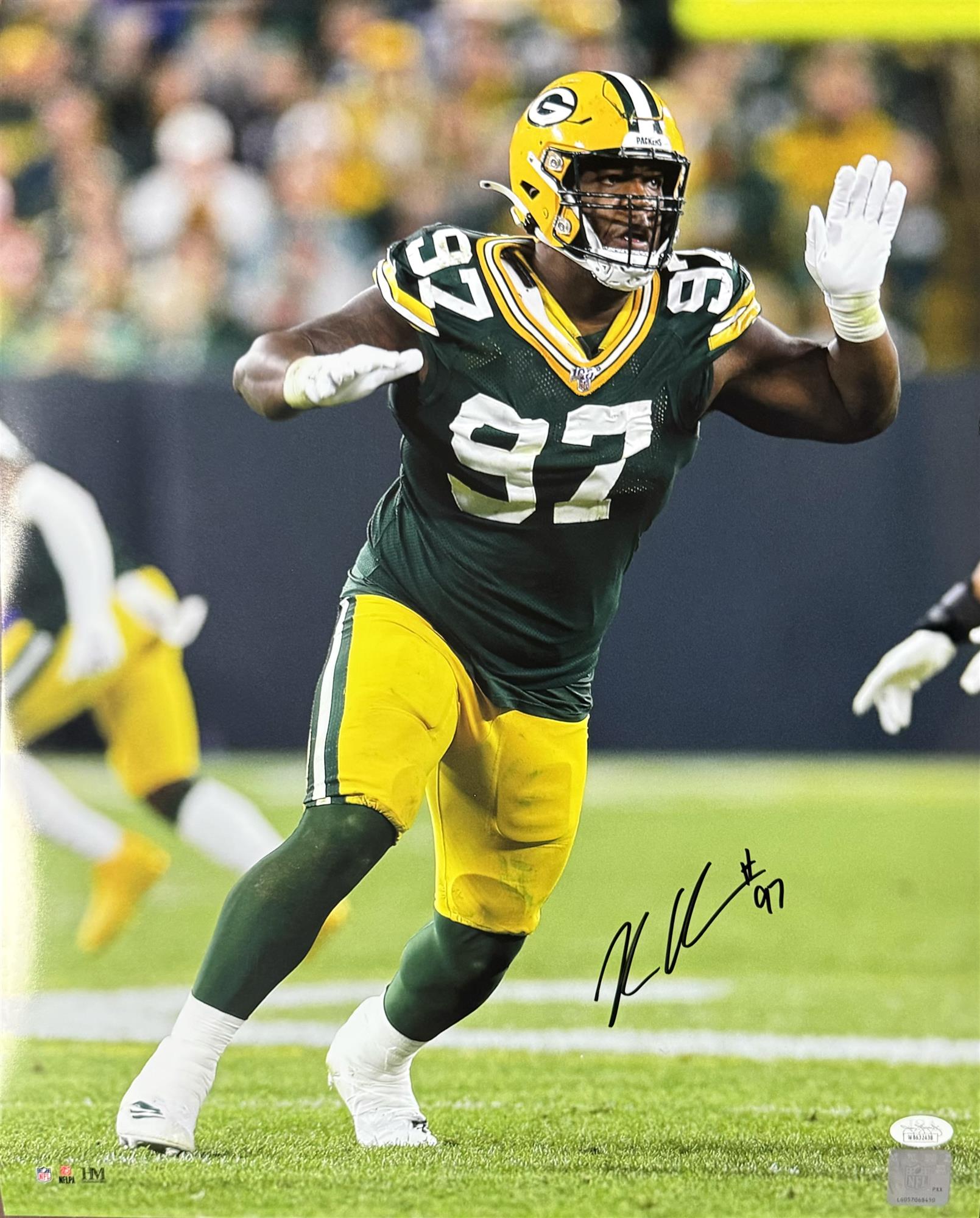 KENNY CLARK SIGNED PACKERS 16X20 PHOTO #1 - JSA