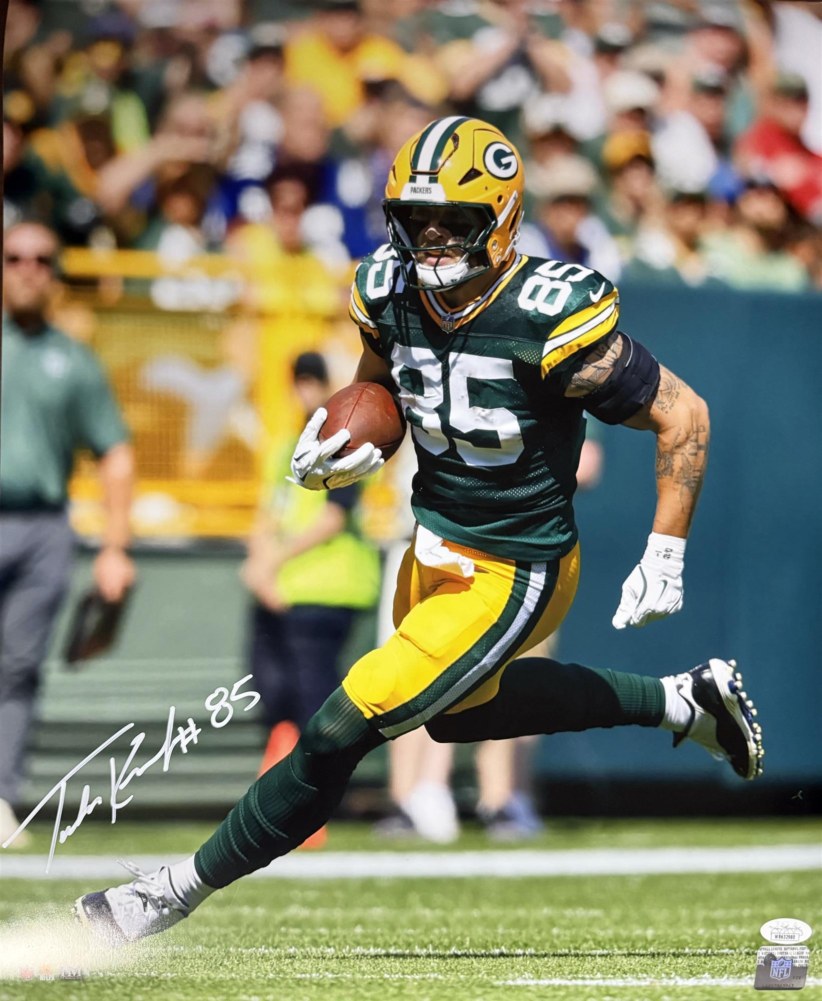 TUCKER KRAFT SIGNED PACKERS 16X20 PHOTO #4 - JSA