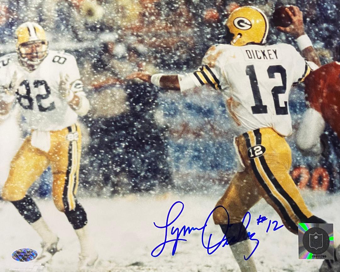 LYNN DICKEY SIGNED 8X10 PACKERS PHOTO #16