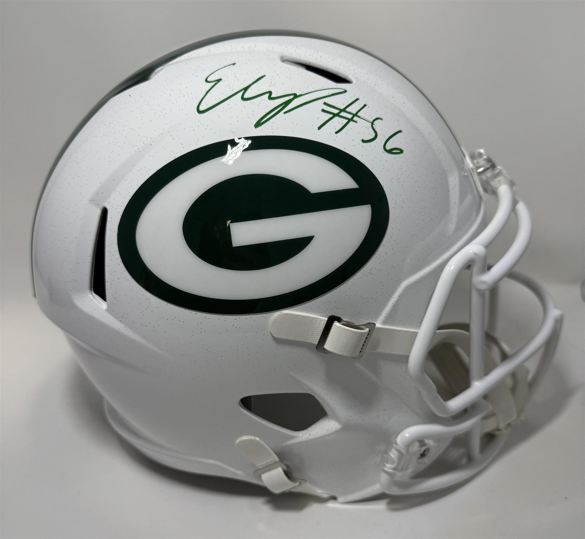 EDGERRIN COOPER SIGNED FULL SIZE PACKERS ALT REPLICA HELMET - BAS