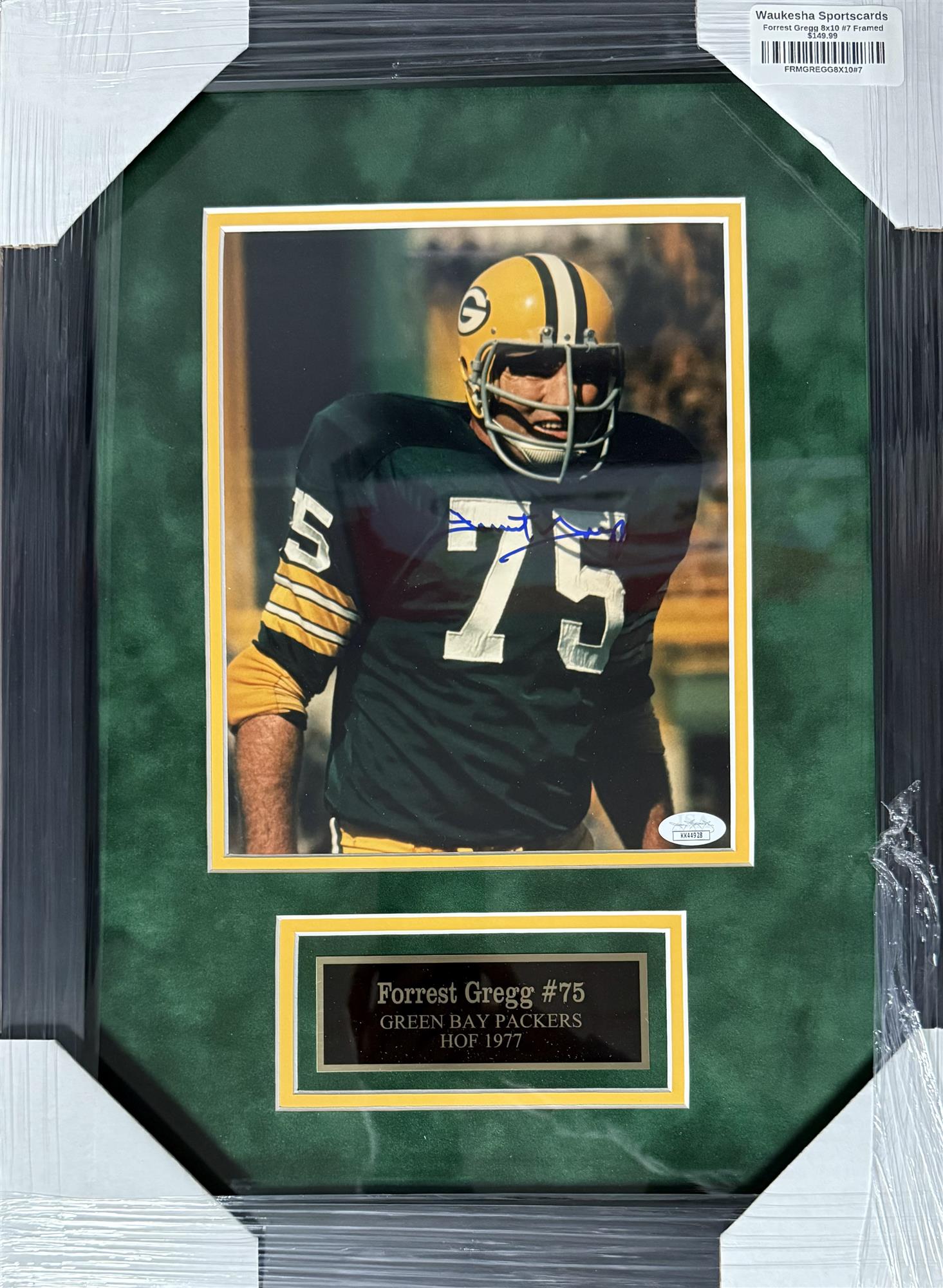 FORREST GREGG FRAMED SIGNED PACKERS 8X10 PHOTO #7