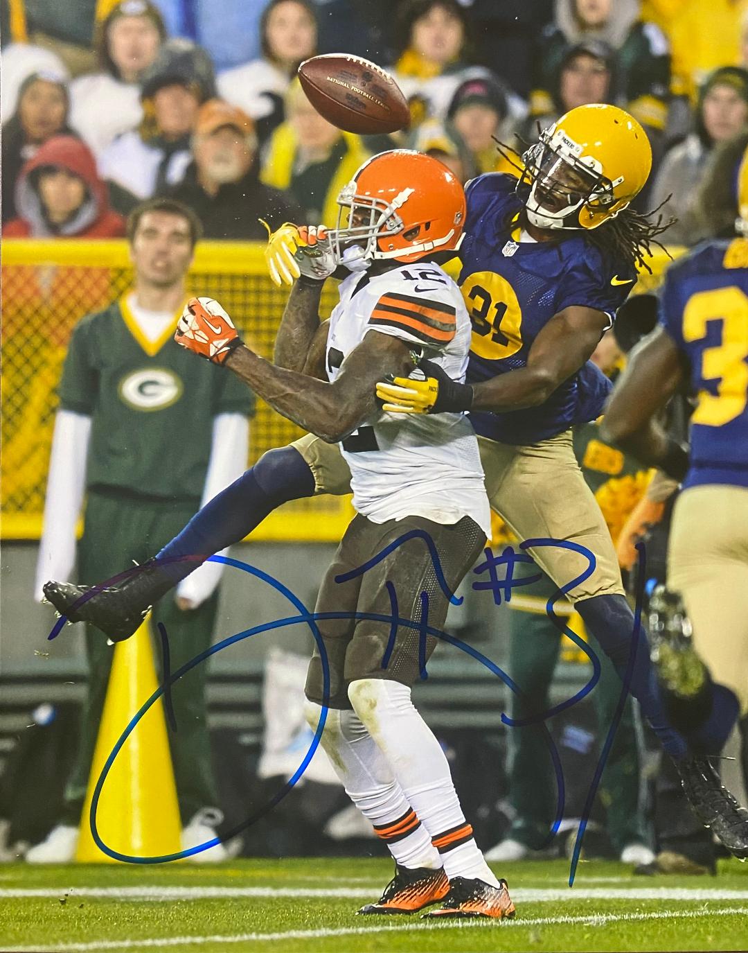 DAVON HOUSE SIGNED 8X10 PACKERS PHOTO #2